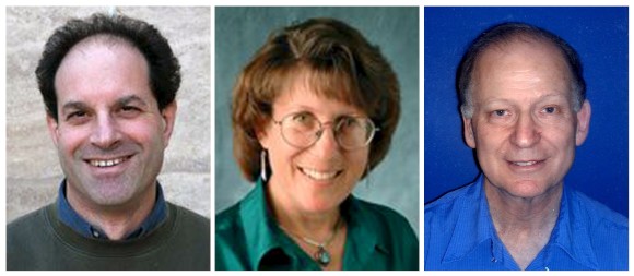 David Julius, Linda Watkins y Baruch Minke.