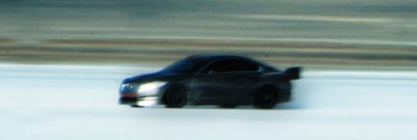 Jaguar XFR en las salinas de Utah