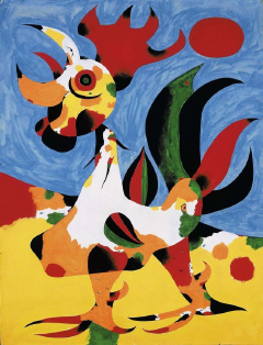 Le coq, pintura de Joan Miró