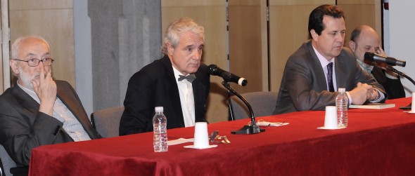 Esteban Megías, Joaquín Santaella, José Manuel Torrecilla y Andrés Aberasturi (Foto: Manuel Engo)