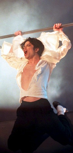 Jackson, durante un concierto. Efe