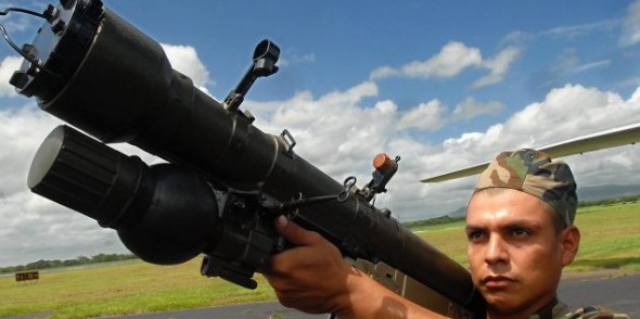 Misil tierra-aire de fabricación rusa SAM-7, similar a los incautados a Eta en 2004 (Efe)