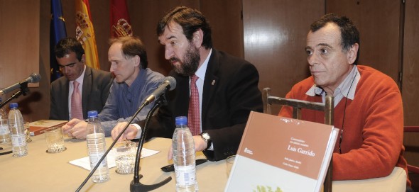 Presentación del libro Conversaciones con artistas navarros: Luis Garrido (Foto: Manuel Engo)