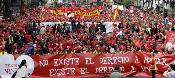 Marcha por la Vida, en Madrid.