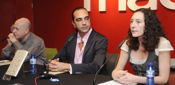 Javier Lostalé, Manuel Francisco Reina y Guadalupe Grande (Foto: Manuel Engo)