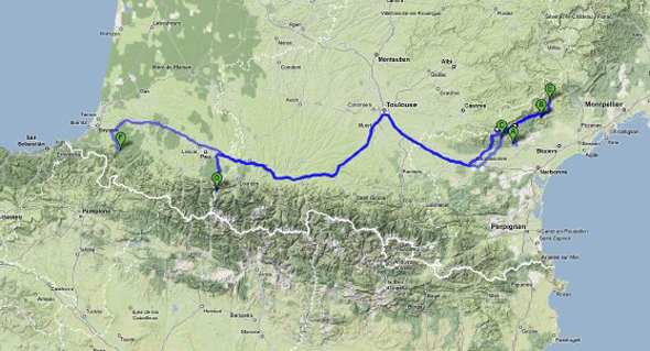 Localización de los zulos encontrados por la Policía