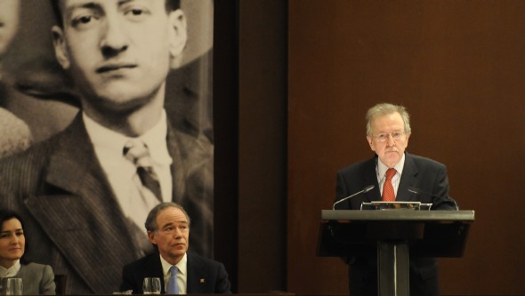 Inauguración de la exposición que la Biblioteca Nacional dedica a Gregorio Marañón (Foto: Manuel Engo)