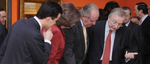 Inauguración de la exposición que la Biblioteca Nacional dedica a Gregorio Marañón (Foto: Manuel Engo)