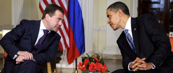 Barack Obama y Dmitri Medvédev. Efe