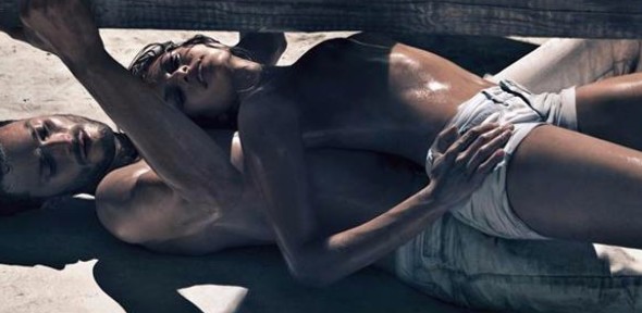 Cartel publicitario de Calvin Klein