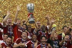 El Milan, campeón de la Supercopa italiana. (Efe)