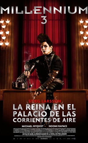 Cartel del fin de la saga Millenium.