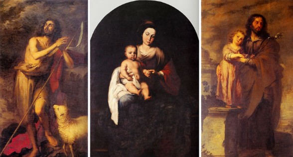 Algunas de las obras de Murillo estudiadas (Foto: CSIC)