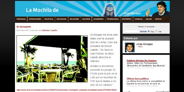 Blog de Jorge Moragas.