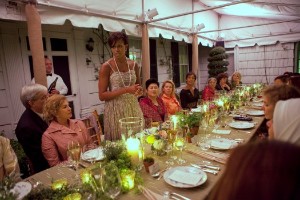 Michelle Obama preside la cena de bienvenida a las mujeres de los líderes del G-20, a la que no acudió Sonsoles Espinosa. Casa Blanca