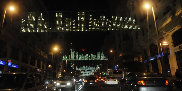 Alumbrado de Navidad en Madrid (Foto: Manuel Engo)