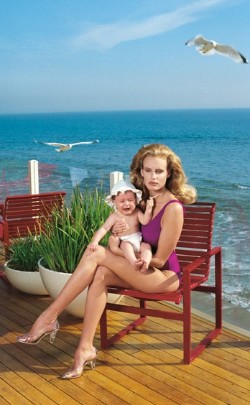 Fotografía de Helmut Newton captada en 1977