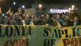 Miles de jóvenes, contra Bolonia y contra los Mossos.