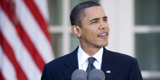 El premio Nobel de la Paz Barack Obama durante su discurso en la Casa Blanca. Efe