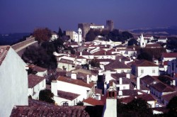 Vista del castillo de Óbidos