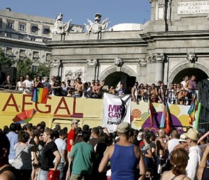 Carroza de AEGAL en Madrid. Foto: Efe