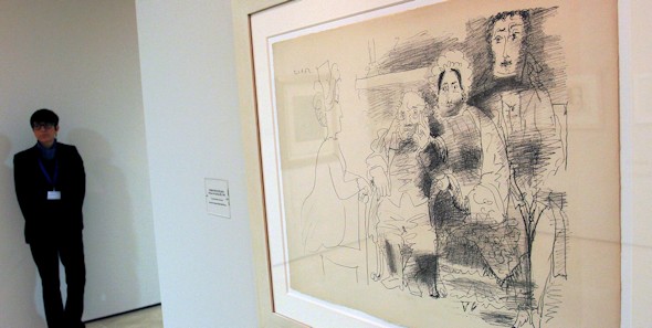 Exposición de grabados de Picasso en su fundación en Málaga (Efe)