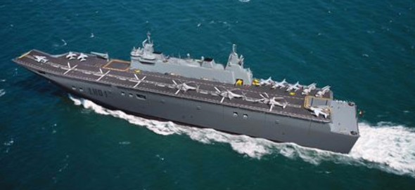 El Juan carlos I, el más grande de la armada española.