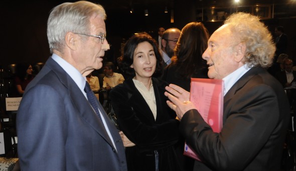 Eduardo Punset y su hija, Elsa, premiados. Manuel Engo