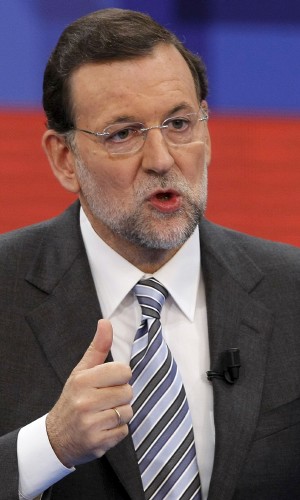 Rajoy, en TVE. Efe