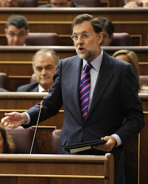 El presidente del PP, Mariano Rajoy. Foto de Manuel Engo