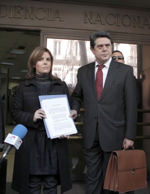 Soraya Sáenz de Santamaría y Federico Trillo