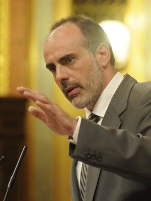 Joan Ridao, durante su intervención. Manuel Engo