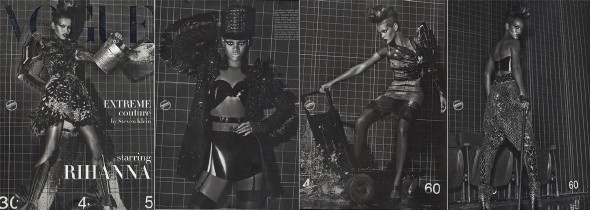 Rihanna, en Vogue.
