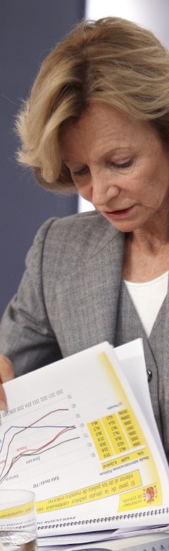 Elena Salgado, ministra de Economía. Efe