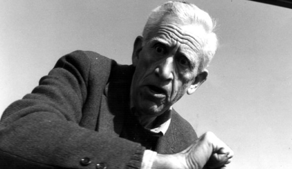 El novelista J. D. Salinger, autor de El guardián entre el centeno, retratado en los años ochenta.