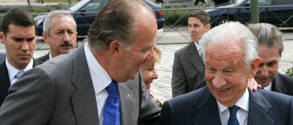 El Rey junto a Samaranch (Efe)