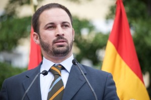 El presidente de la Fundación para la Defensa de la Nación Española (DENAES), Santiago Abascal. DENAES