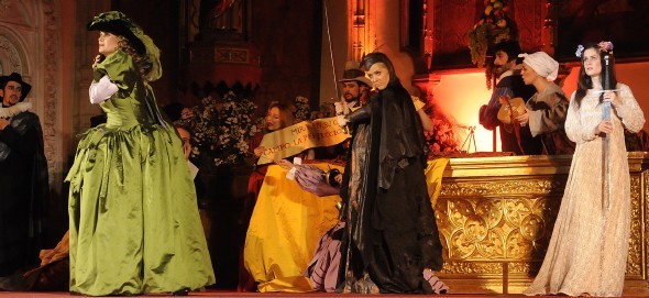 Un momento de la representación de El Año Santo en Madrid (Foto: Manuel Engo)