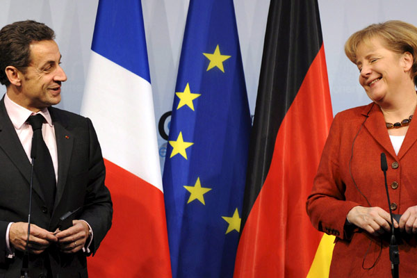 Sakozy y Merkel.