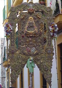 Simpecado de la Hermandad del Rocío de Triana (Sevilla)