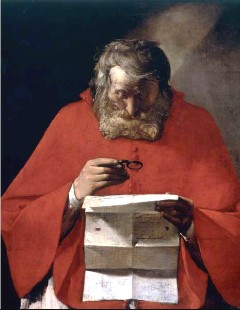 San Jerónimo leyendo
