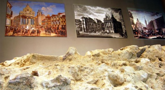 Nueva estación de Sol, donde se exponen los restos de la iglesia del Buen Suceso. Comunidad de Madrid