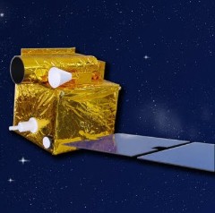 Spirale A y B, dos micro satélites fueron puestos en órbita por la lanzadera  Ariane V para recolectar fotografías de la Tierra. (Ministerio de Defensa francés.)