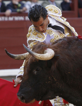Iván Fandiño, en San Isidro. EFE