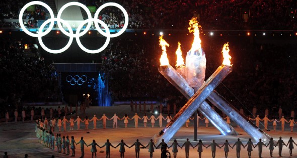 Ceremonia inaugural de los Juegos de Invierno en Vancouver (Efe)