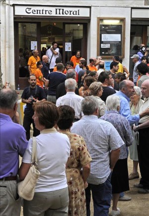 Consulta sobre la independencia de Cataluña en Arenys de Munt.