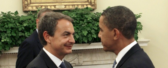 Zapatero y Obama. Efe