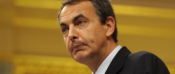 Zapatero, en su réplica a Rajoy. Manuel Engo
