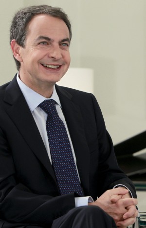 Zapatero, en Veo7. Efe