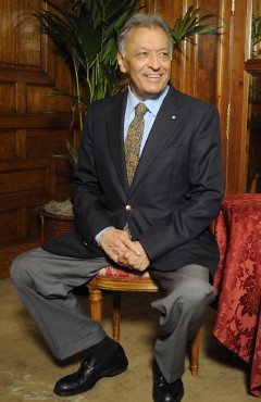 El director de orquesta Zubin Mehta (Foto: Manuel Engo)